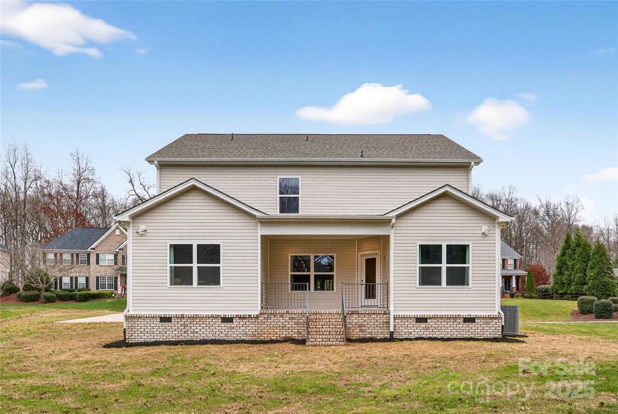 Exterior details and patio area of a home in , Mooresville (Image 4).