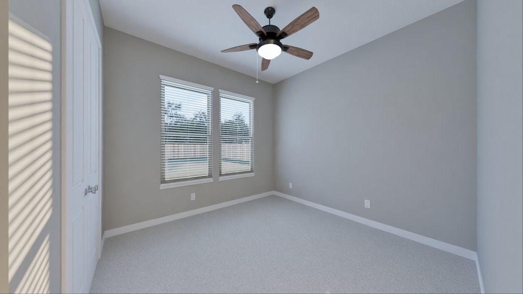 Representative unfurnished interior of a home built from the Hampton by Tricoast Homes in Summer Place  35', Montgomery (Image 24).