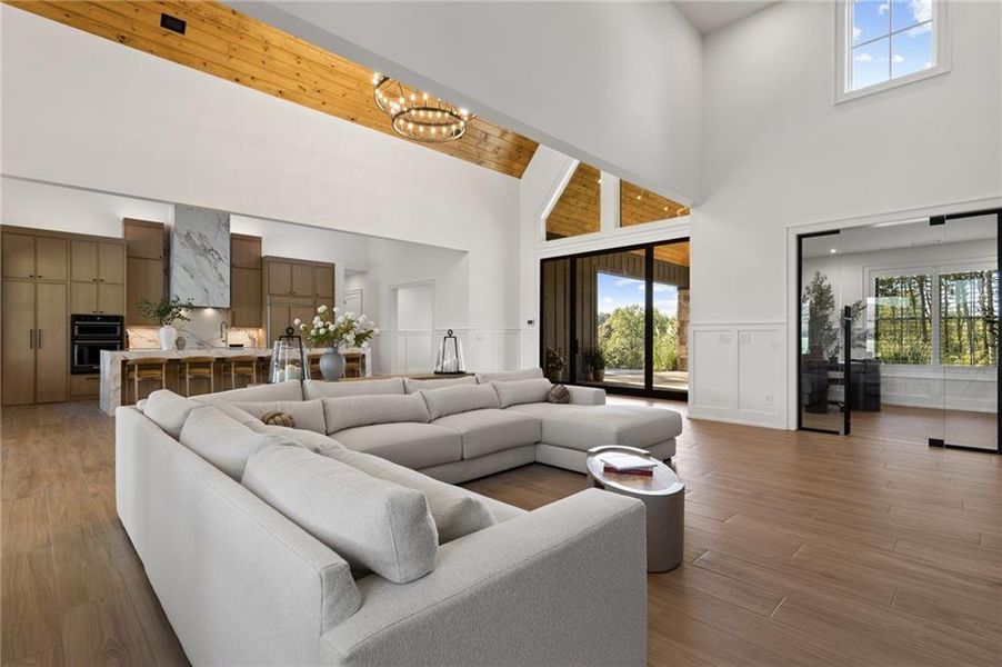 Furnished interior view inside a new home in , Talking Rock (Image 14).