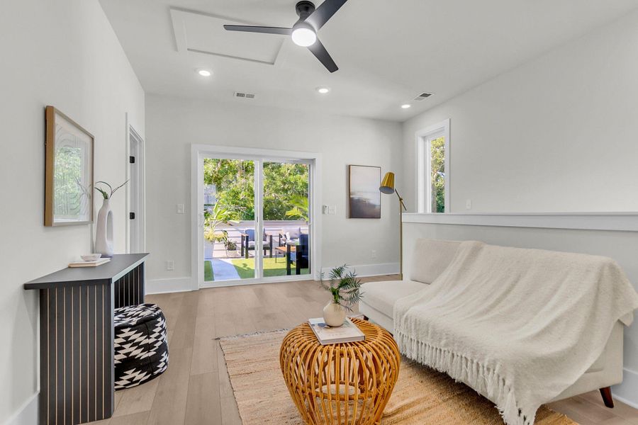 Furnished interior view inside a new home in , North Charleston (Image 20).