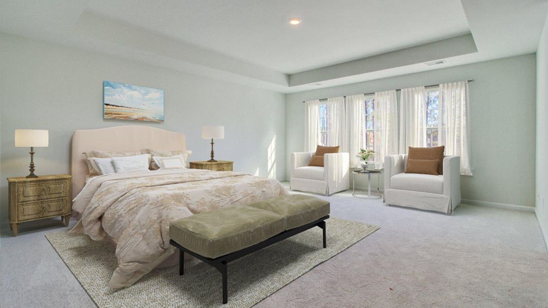 Furnished interior view inside a new home in , Summerville (Image 5).