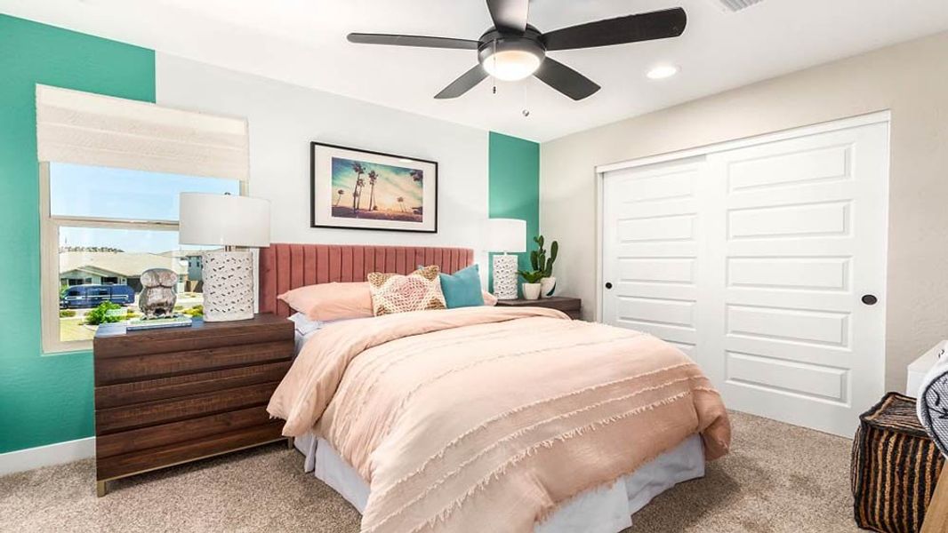 Representative furnished interior of a home built from the 45RM5 by Taylor Morrison in Almeria at Rancho Mercado, Surprise (Image 26).