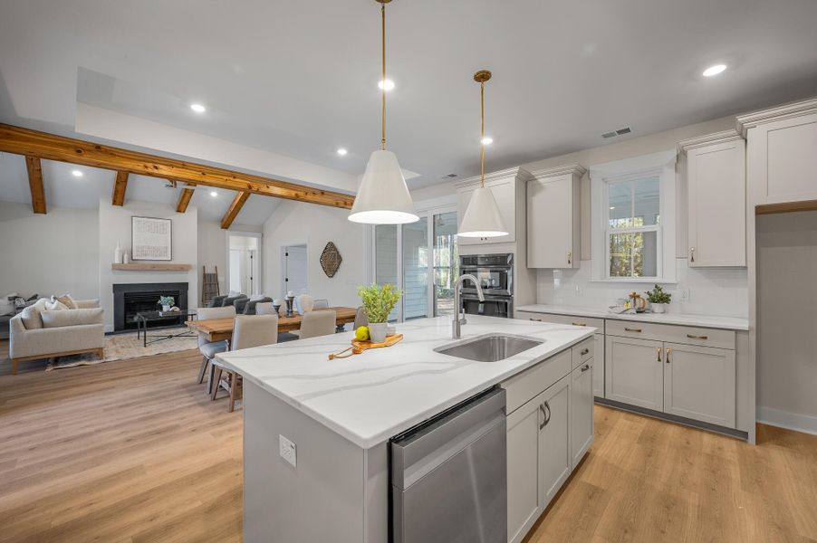 Furnished interior view inside a new home in , Huger (Image 5).