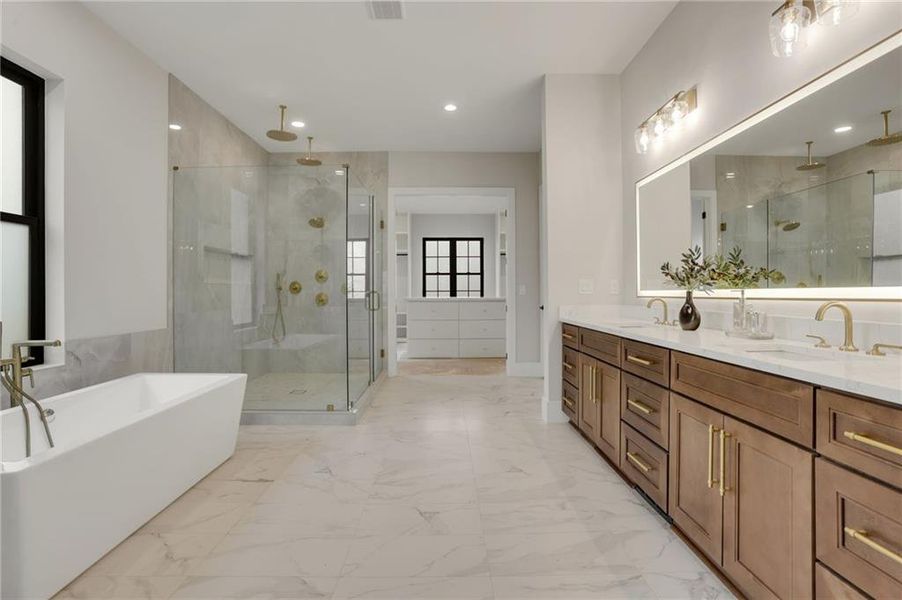 Furnished interior view inside a new home in , Milton (Image 38).