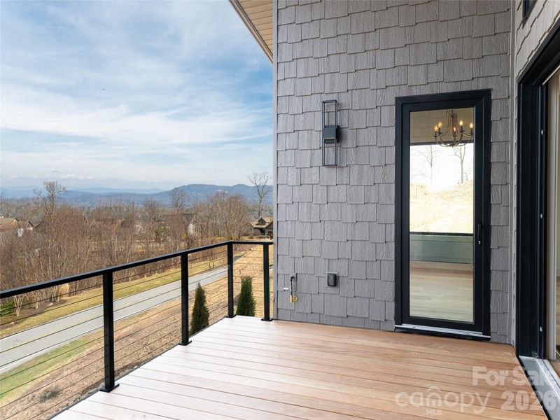 Main Level Deck with majestic mountain views