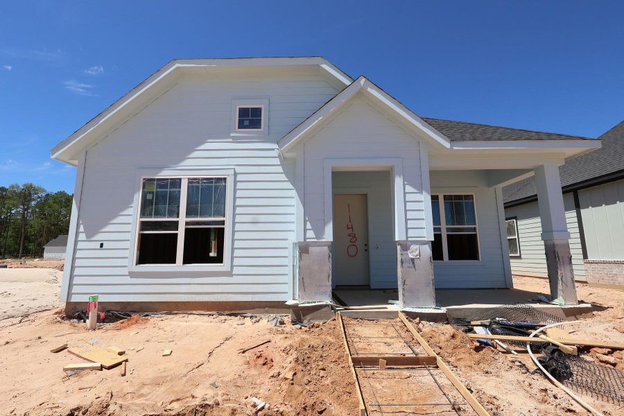 In-progress construction of a new home in Two Step Farm - Landmark Row Collection, Montgomery, TX (Image 5).