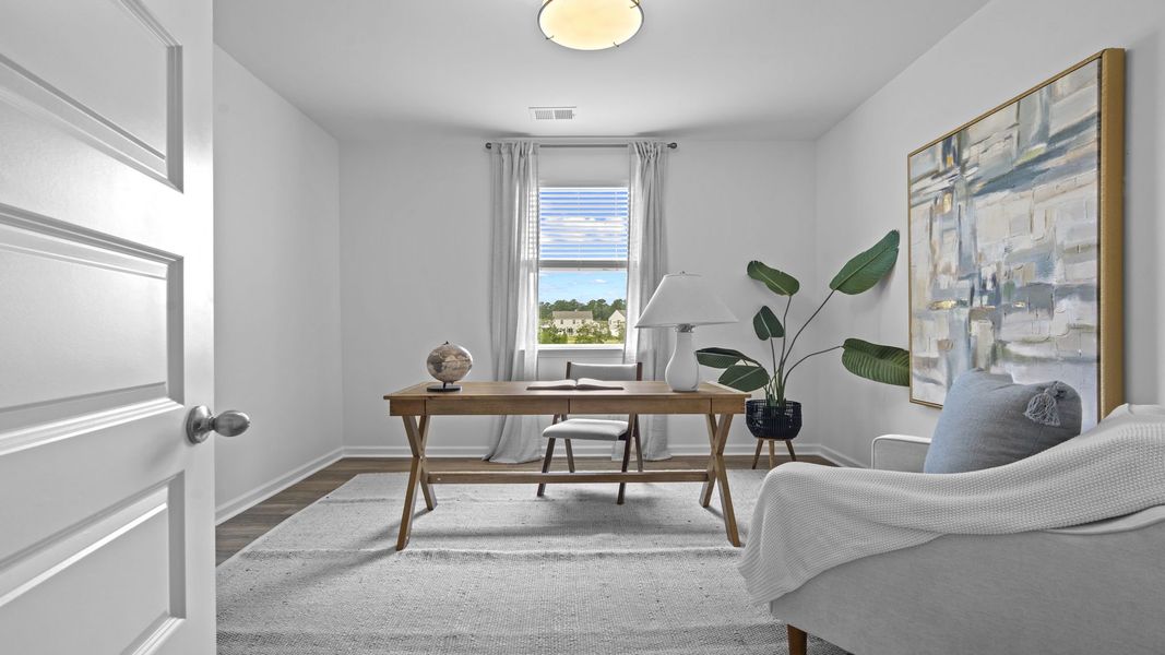 Furnished interior view inside a new home in The Pines at New Hampstead, Savannah (Image 14).