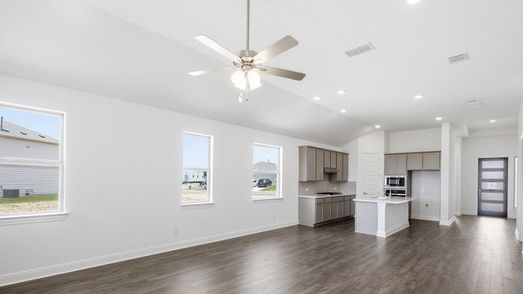 Furnished interior view inside a new home in Preserve at Lakeside Meadows, Pflugerville (Image 5). Furnished interior view inside a new home in Preserve at Lakeside Meadows, Pflugerville (Image 5).