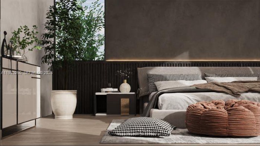 Furnished interior view inside a new home in , Fort Lauderdale (Image 9).