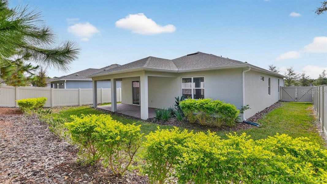 Exterior details and patio area of a home in Canopy Terrace, Deland (Image 30). Exterior details and patio area of a home in Canopy Terrace, Deland (Image 30).