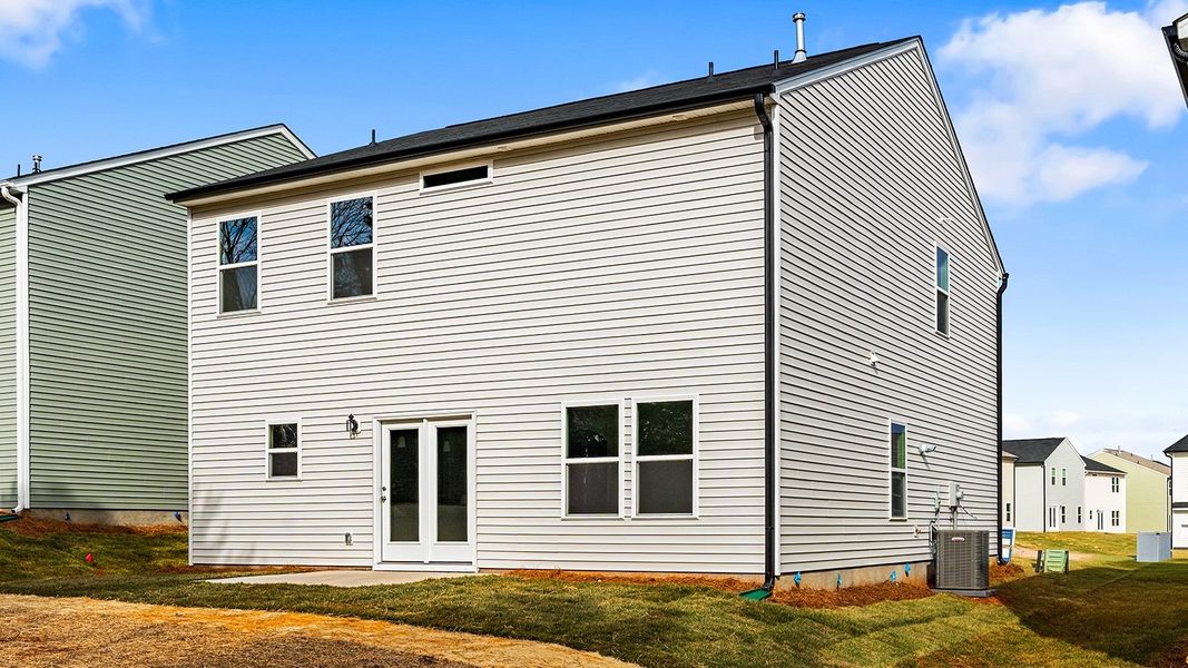 Exterior details and patio area of a home in Bell West, Kernersville (Image 4).