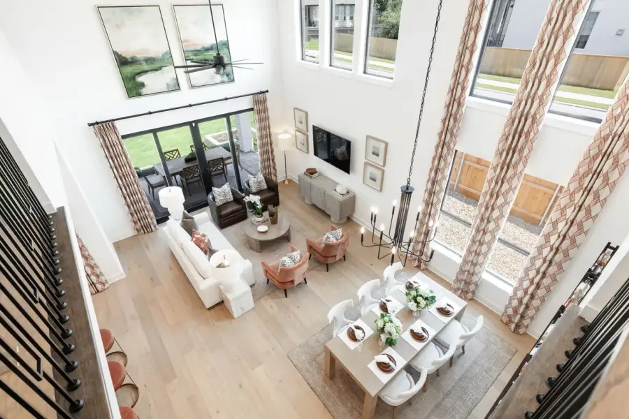 Representative Family Room - some options shown