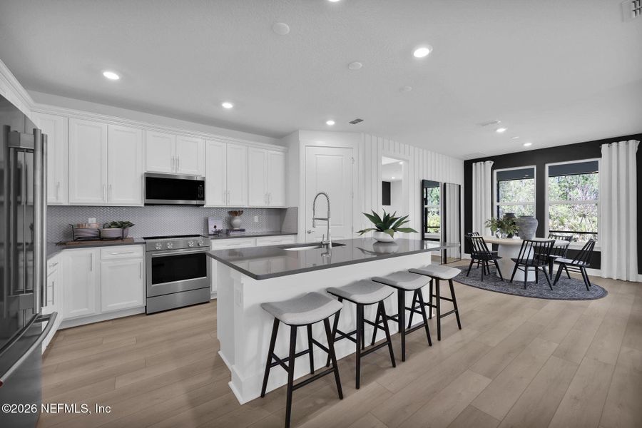Furnished interior view inside a new home in Seminole Palms, Palm Coast (Image 5).