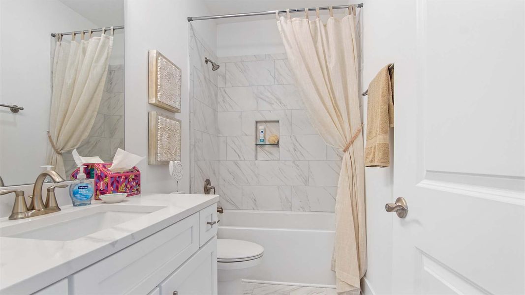 Furnished interior view inside a new home in Breakfast Point East Phase I, Panama City Beach (Image 27).