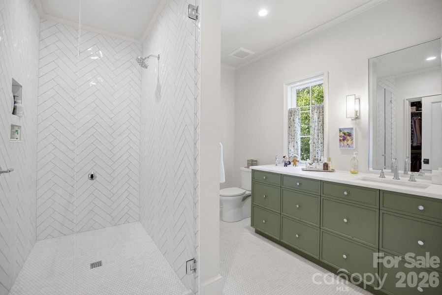 Furnished interior view inside a new home in , Charlotte (Image 11).