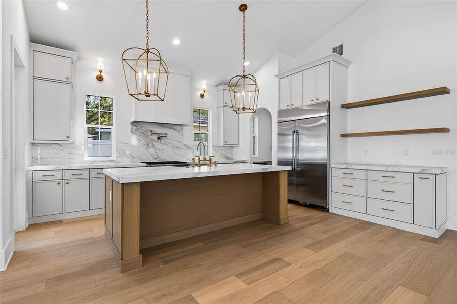 Furnished interior view inside a new home in , St. Petersburg (Image 31).