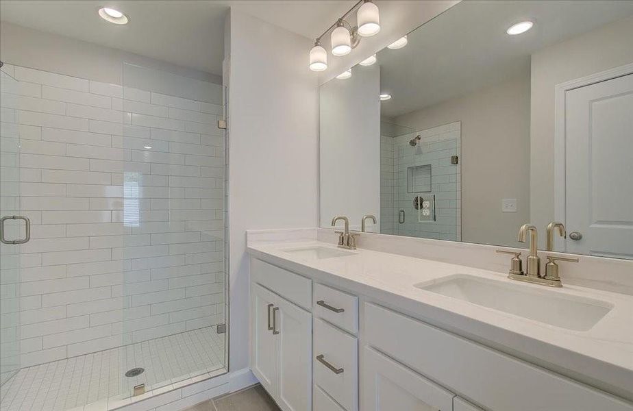Furnished interior view inside a new home in Townes at South Main, Kennesaw (Image 6).