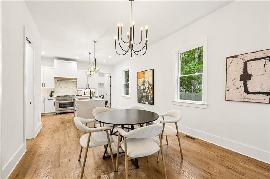 Furnished interior view inside a new home in , Decatur (Image 8).
