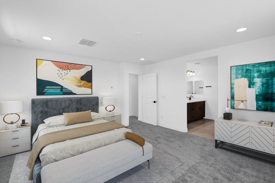 Representative furnished interior of a home built from the Winsor by Taylor Morrison in Stonehaven Discovery Collection, Glendale (Image 8).