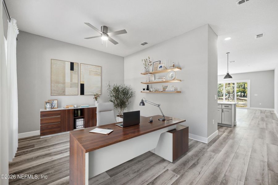 Furnished interior view inside a new home in , Jacksonville (Image 7).