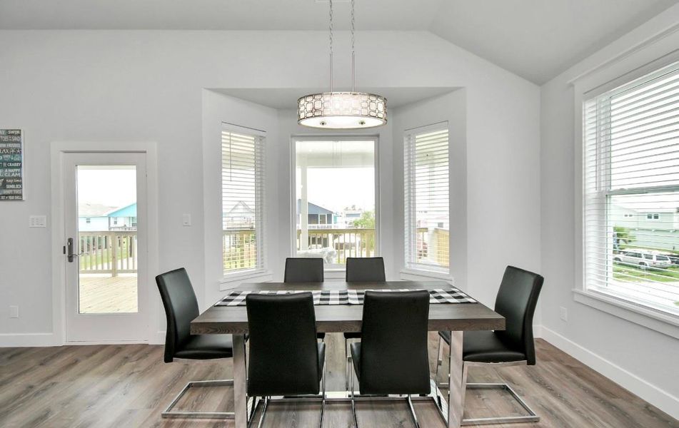 Furnished interior view inside a new home in , Galveston (Image 13). Furnished interior view inside a new home in , Galveston (Image 13).