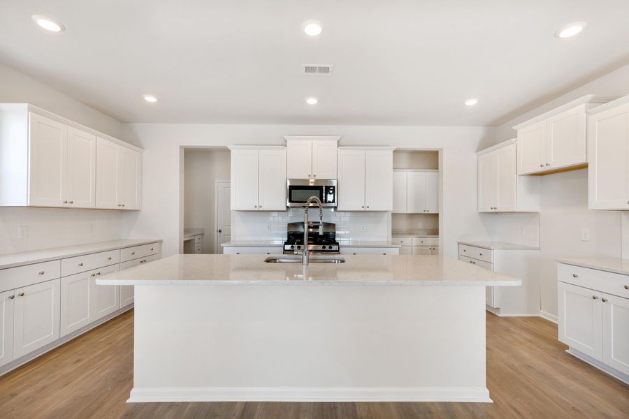Furnished interior view inside a new home in Sweetgrass at Summers Corner, Summerville (Image 6).