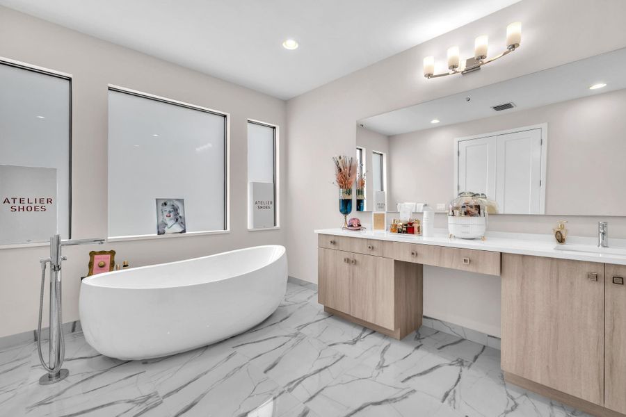 Furnished interior view inside a new home in , Boca Raton (Image 5).