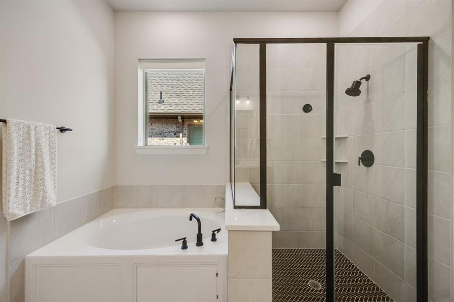 Furnished interior view inside a new home in Monterra - Classics, Fate (Image 17). Furnished interior view inside a new home in Monterra - Classics, Fate (Image 17).