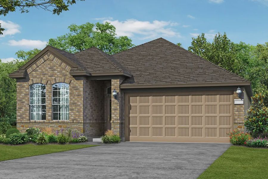 Representative exterior photo of a completed home built from the Lanai by Chesmar Homes in Beacon Point, Texas City, TX (Image 8). Representative exterior photo of a completed home built from the Lanai by Chesmar Homes in Beacon Point, Texas City, TX (Image 8).