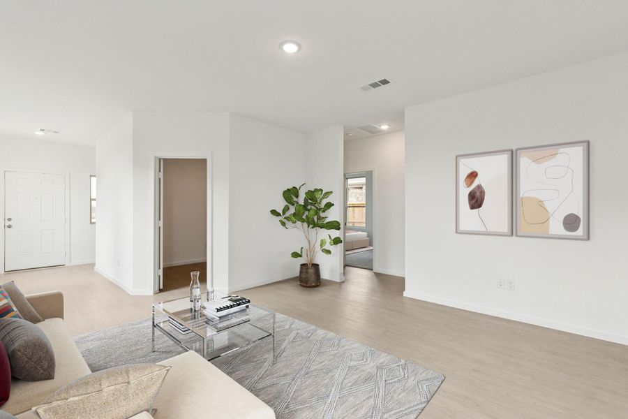 Furnished interior view inside a new home in River Ranch, Dayton (Image 12).