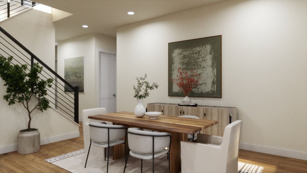 Representative furnished interior of a home built from the 4060 by Risewell Homes in Bluff Haven, Georgetown (Image 6).