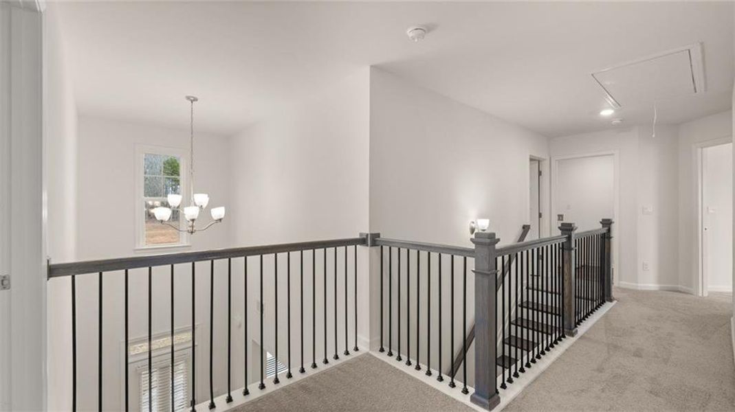 Spacious, unfurnished interior of a new home in Evergreen Crossing, Locust Grove (Image 13).