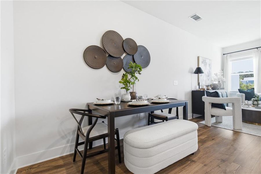 Furnished interior view inside a new home in , Cartersville (Image 6).