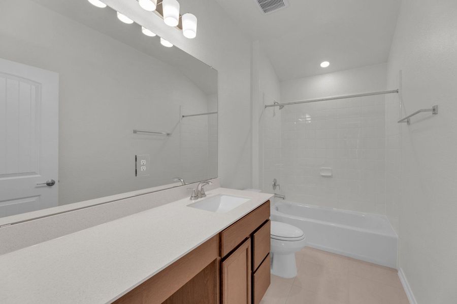 Furnished interior view inside a new home in Salerno - Heritage Collection, Round Rock (Image 14).