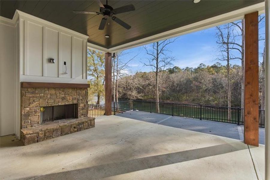 Exterior details and patio area of a home in , Cartersville (Image 28). Exterior details and patio area of a home in , Cartersville (Image 28).