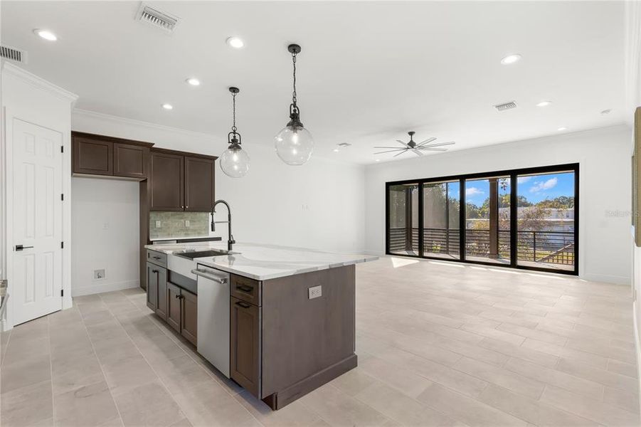 Furnished interior view inside a new home in , Crystal Beach (Image 31).
