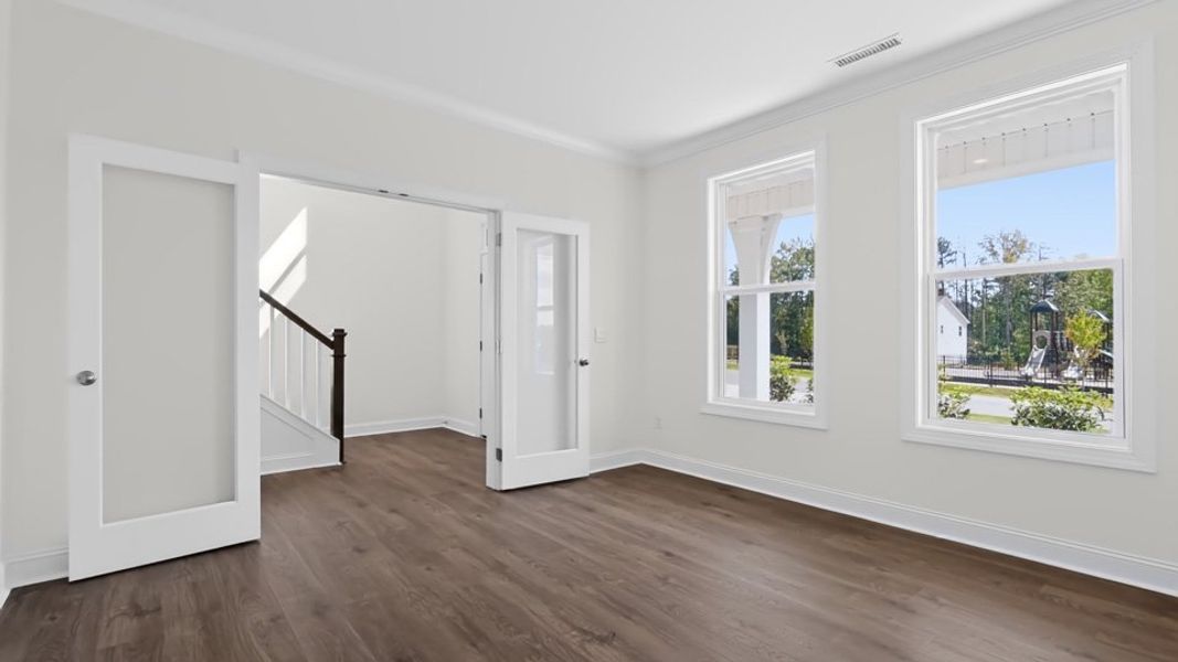 Spacious, unfurnished interior of a new home in The Grove at Winston Pointe, Clayton (Image 11).