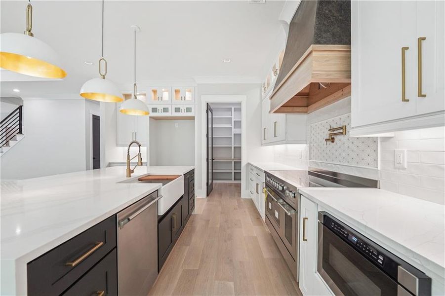 Furnished interior view inside a new home in , Commerce (Image 12).