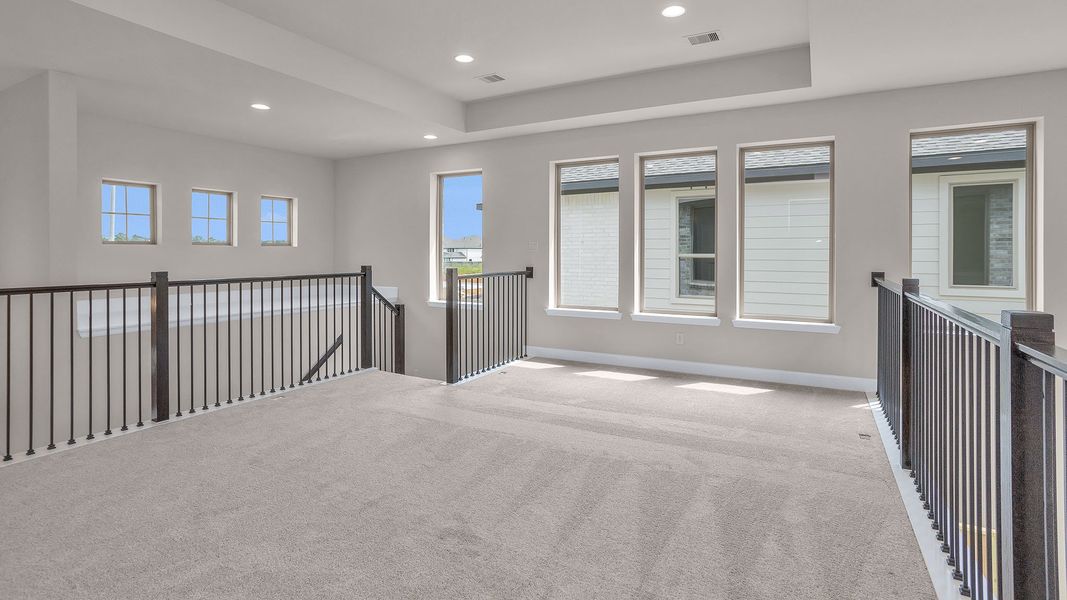 Spacious, unfurnished interior of a new home in Grand Central Park, Conroe (Image 20).