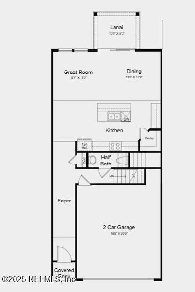 2D floor plan layout of this home in , St. Augustine, FL (Image 3).
