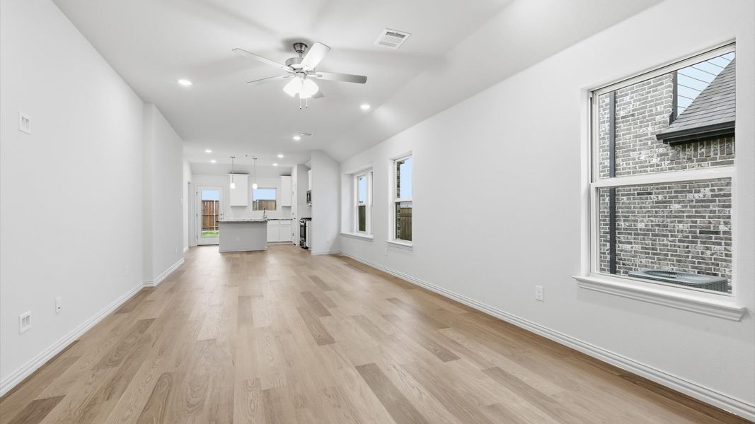 Furnished interior view inside a new home in Westridge Journey, Princeton (Image 8).