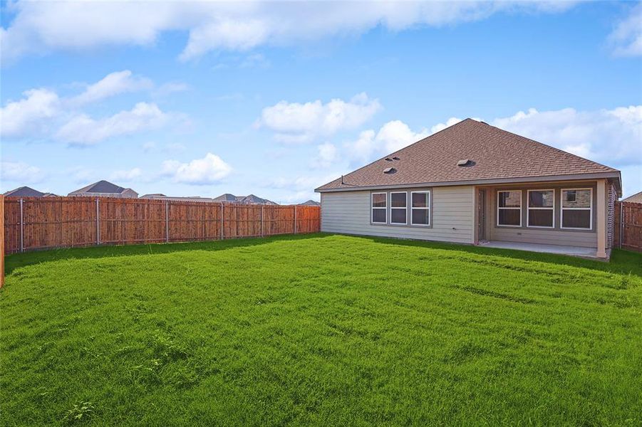 View of yard featuring a patio