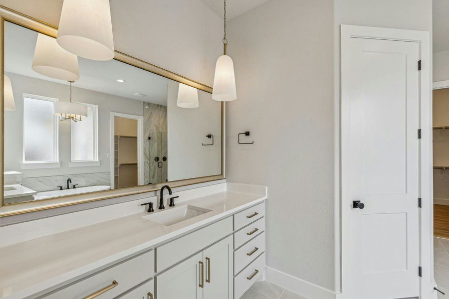 Furnished interior view inside a new home in The Vines, Haslet (Image 11).