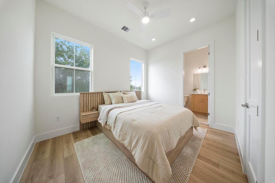 Furnished interior view inside a new home in , Houston (Image 14).