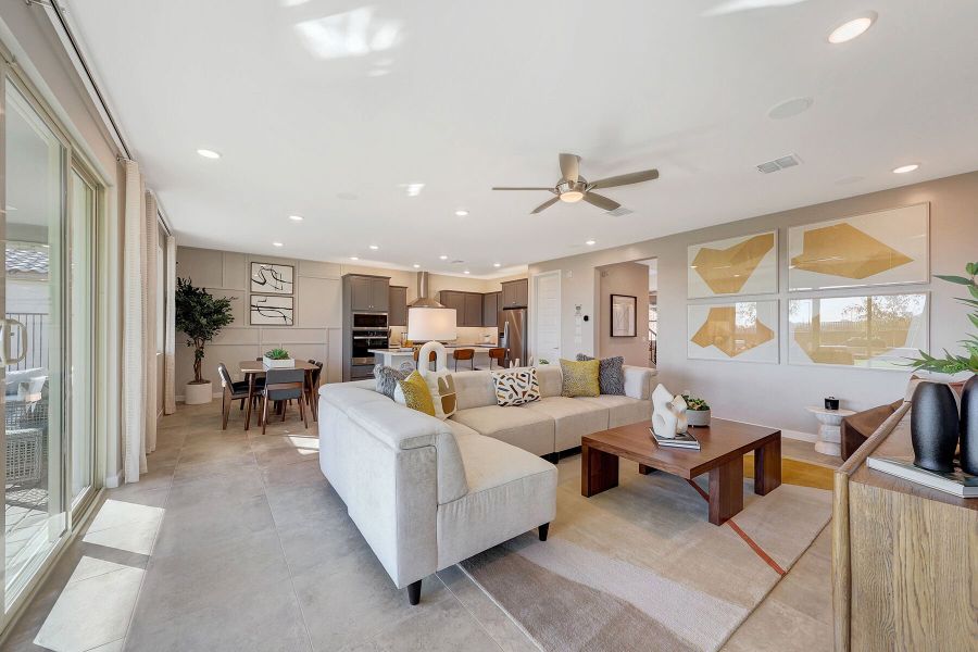 Representative furnished interior of a home built from the Lagoon by Mattamy Homes in Tierra Vistoso, Surprise (Image 27).
