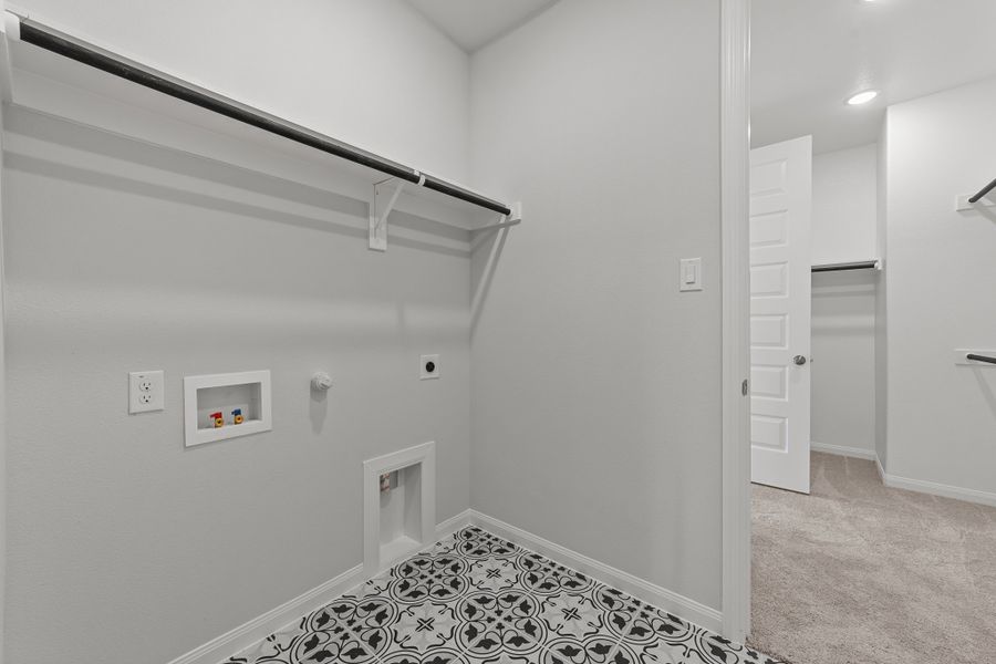 Representative unfurnished interior of a home built from the Wheeler by Cambridge Homes in Ribbonwood, Aubrey (Image 19). Representative unfurnished interior of a home built from the Wheeler by Cambridge Homes in Ribbonwood, Aubrey (Image 19).