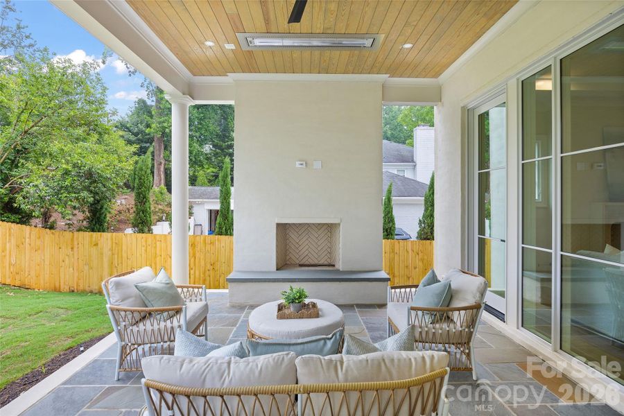Exterior details and patio area of a home in , Charlotte (Image 26). Exterior details and patio area of a home in , Charlotte (Image 26).