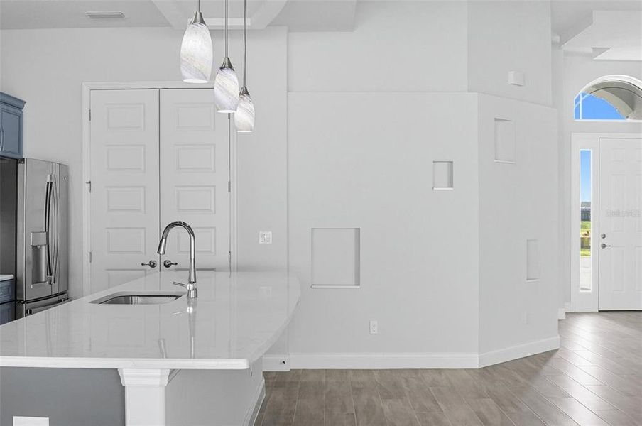 Furnished interior view inside a new home in Marina Del Palma, Palm Coast (Image 6).