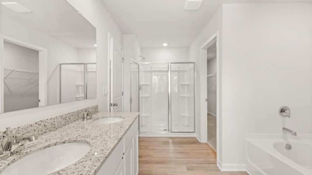 Furnished interior view inside a new home in Oconee Overlook Townhomes, Gainesville (Image 9).