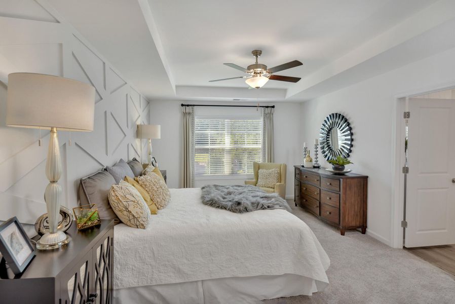 Furnished interior view inside a new home in Central Creek, Goose Creek (Image 10).